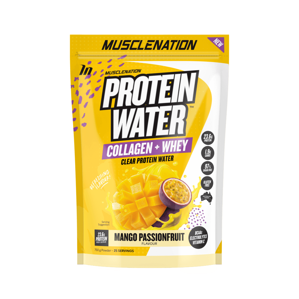 Muscle Nation - PROTEIN WATER (2) & MN-ProWater-25Srv-Mango