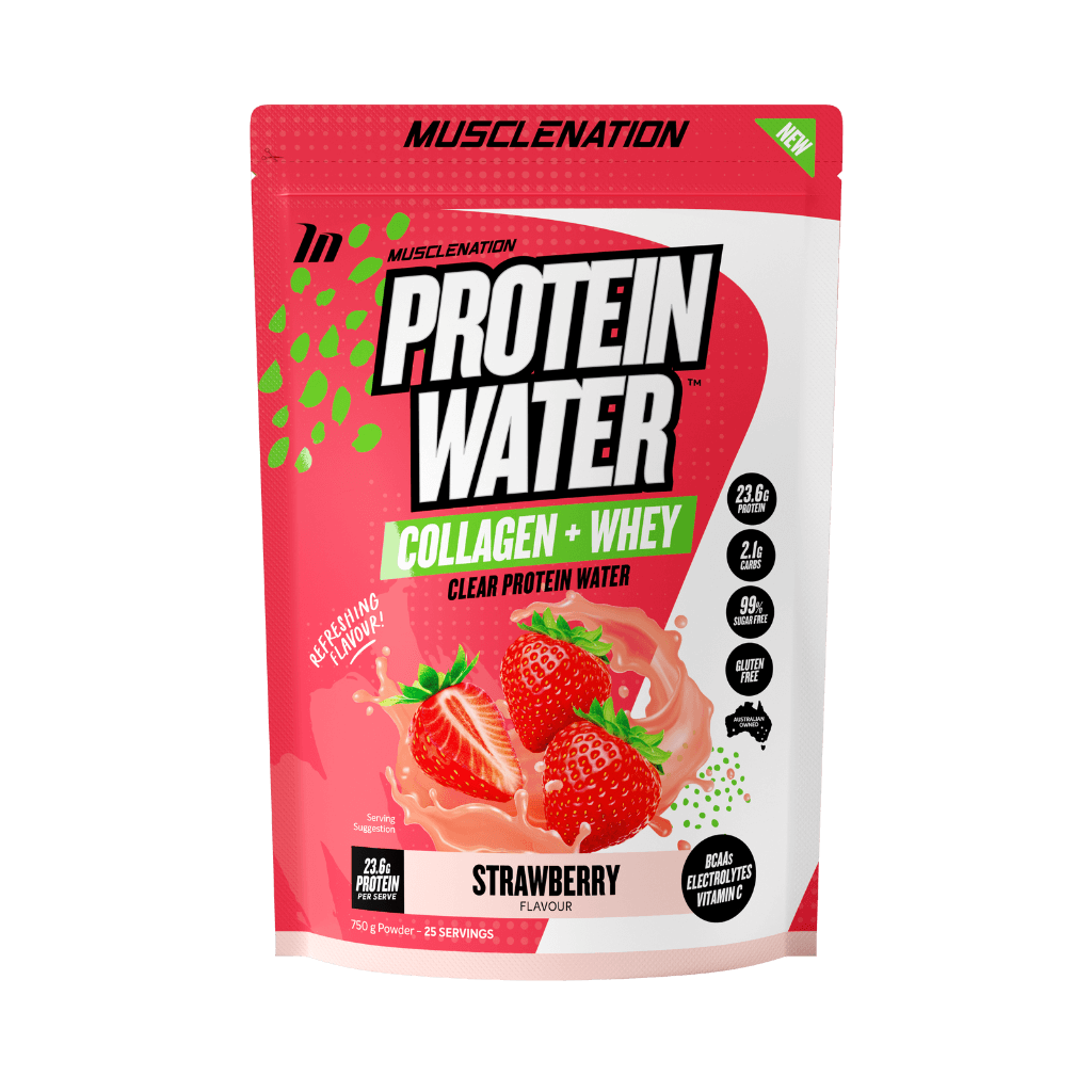Muscle Nation - PROTEIN WATER (6) & MN-ProWater-25Srv-Straw