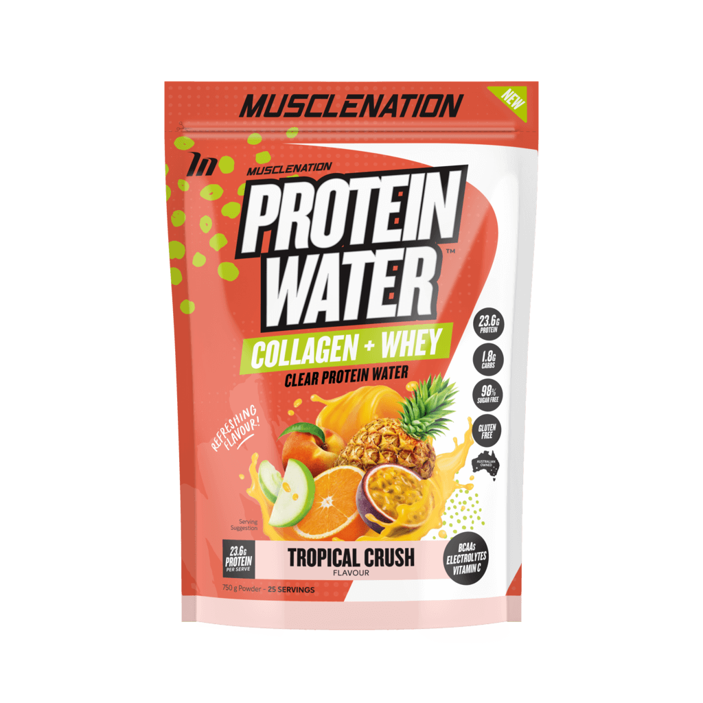 Muscle Nation - PROTEIN WATER (4) & MN-ProWater-25Srv-Trop