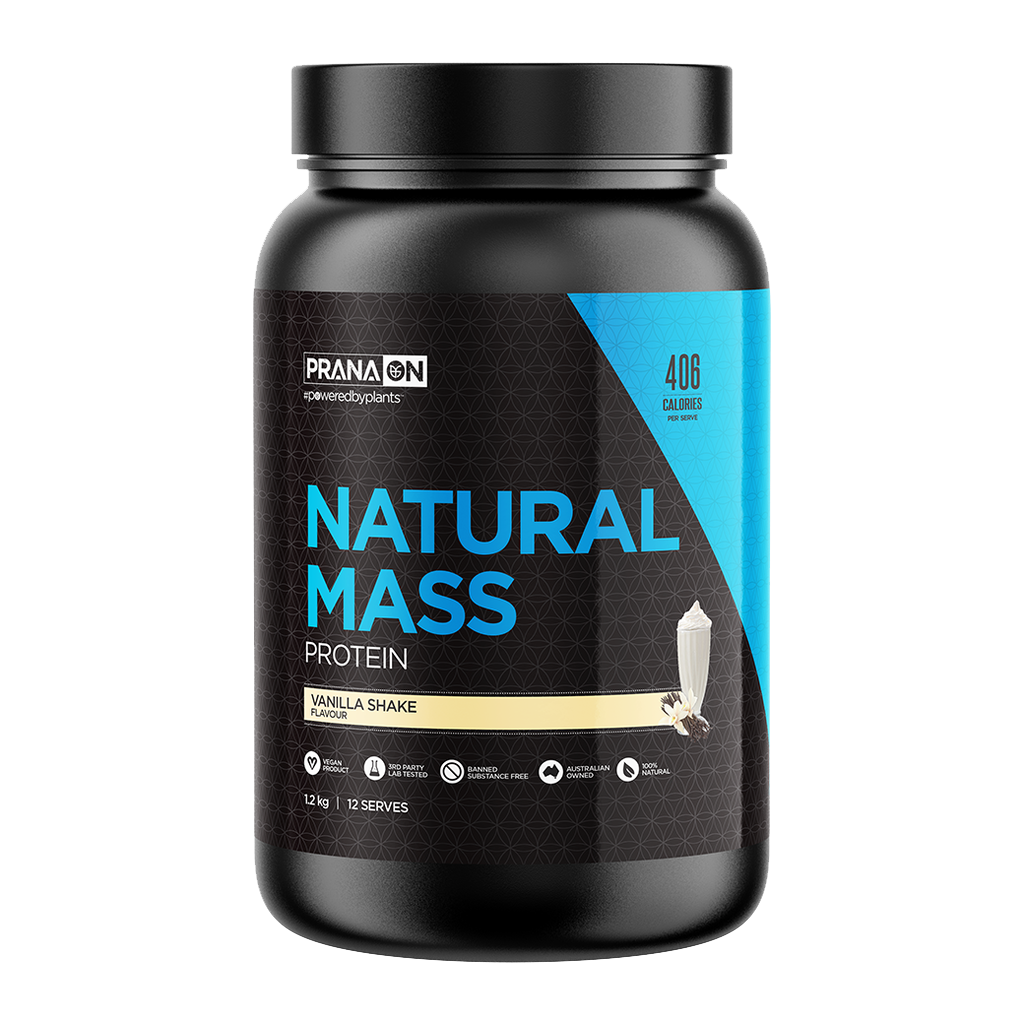 PranaOn - Natural Mass Protein (2) & P-NATMAS-NEW-1.2kg-V