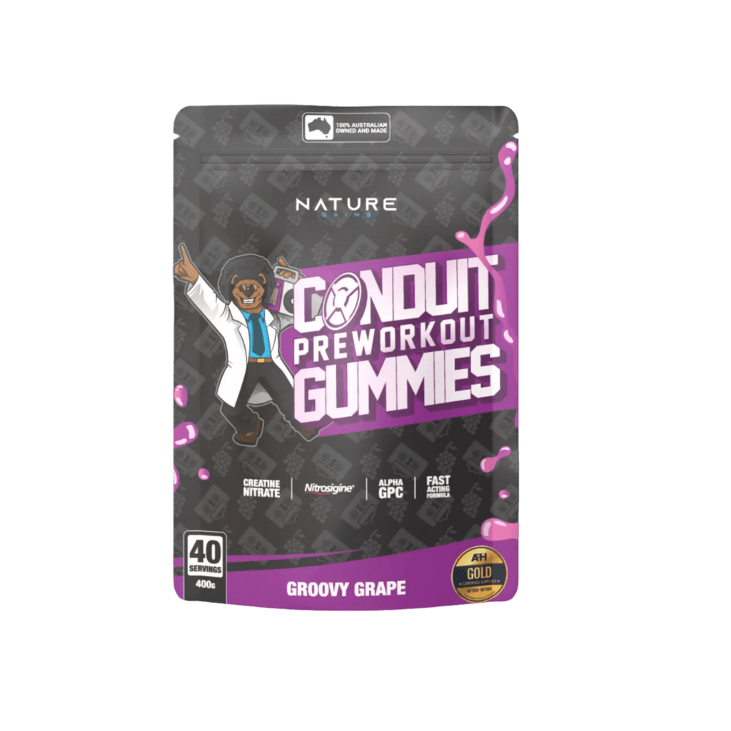 Nature Gains - Conduit Pre-Workout Gummy & NG-CONDUIT-GUMMIE-40SRV-Grape