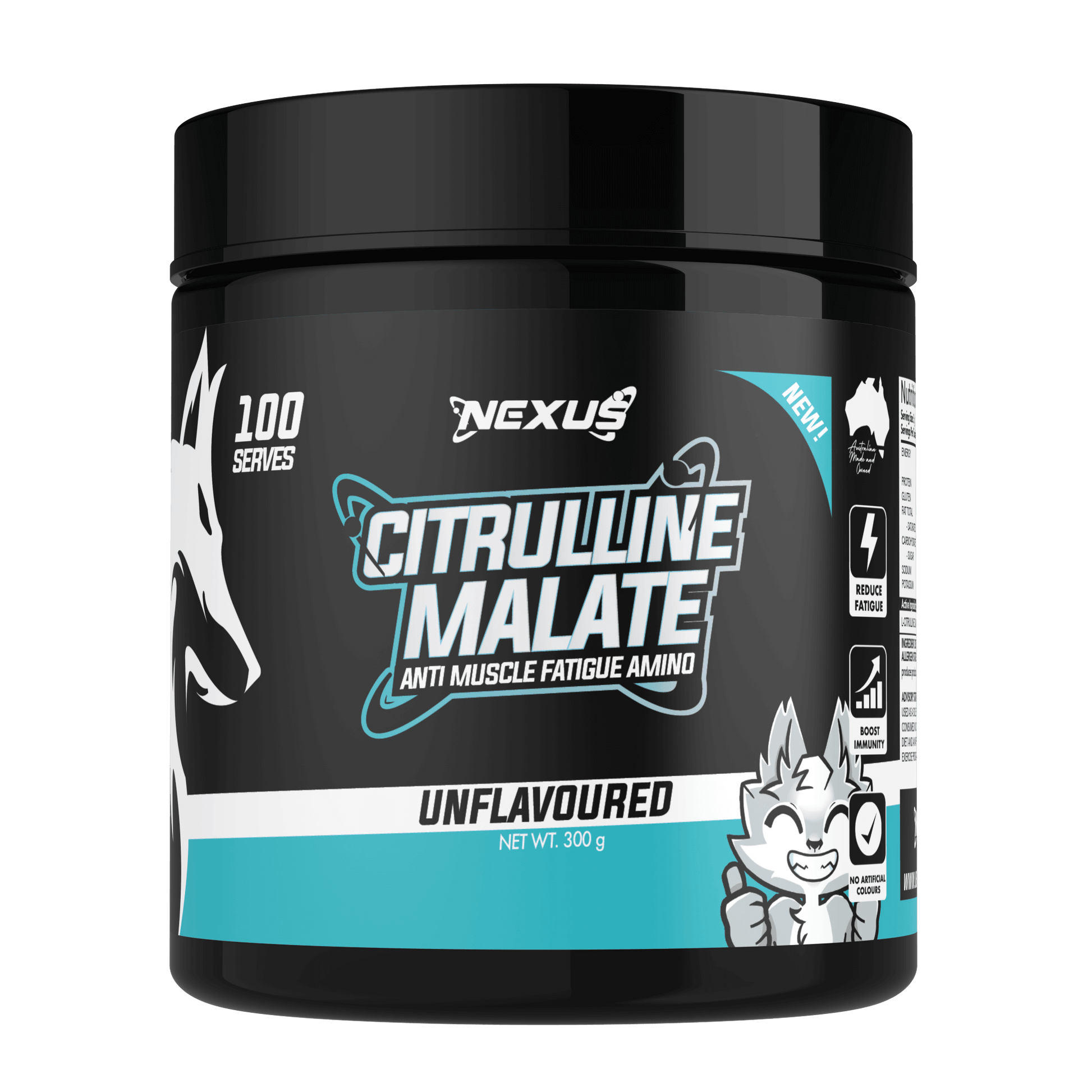 Nexus Citrulline Malate & NEXUS-Citrulline-300g-Unf