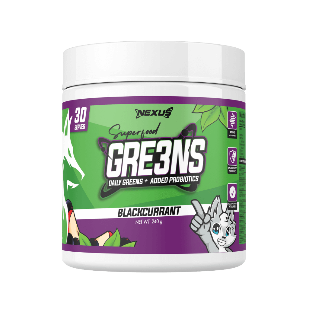 Nexus - Superfood Gre3ns & NEXUS-Gre3ns-30Srv-BlkCur