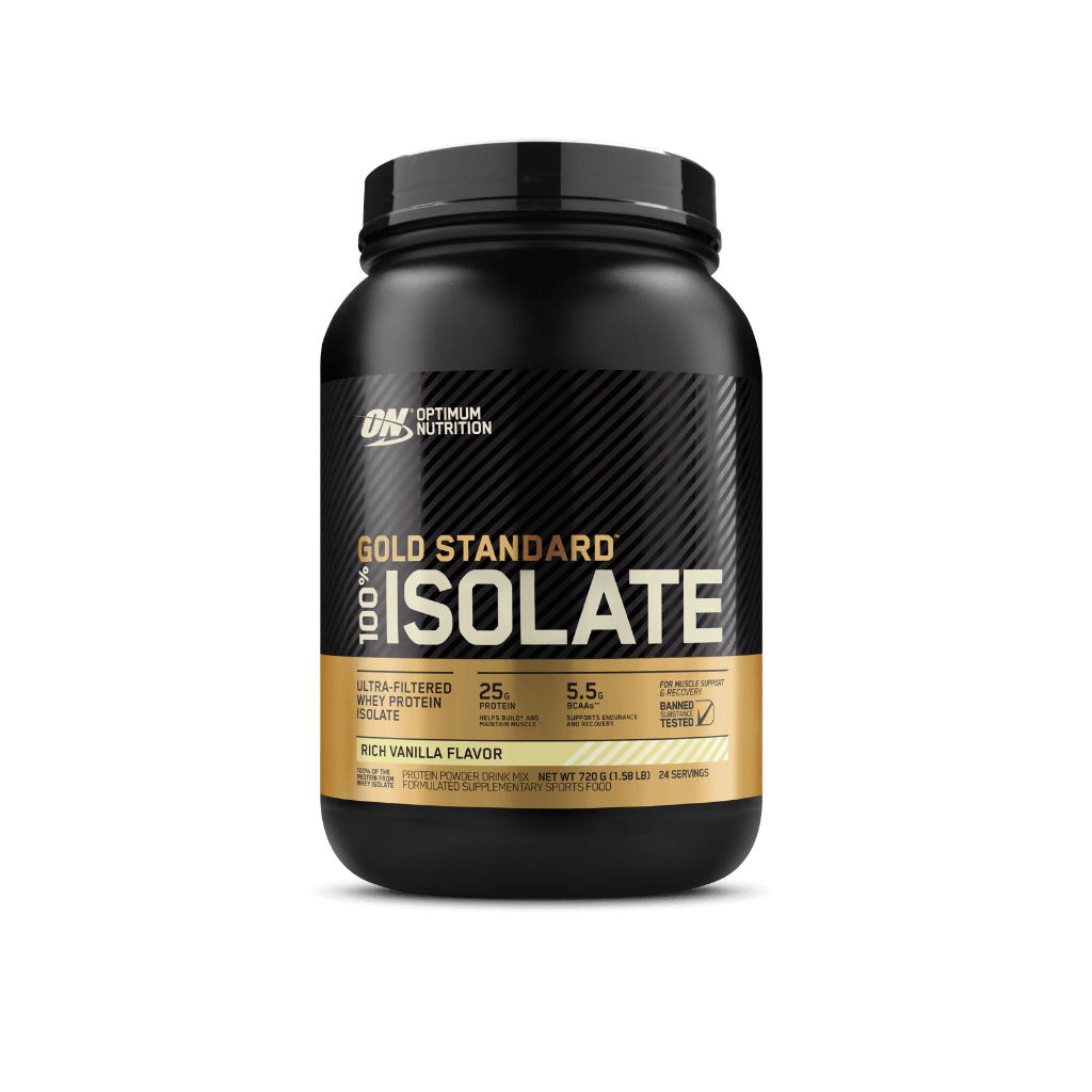 Optimum Nutrition - GOLD STANDARD 100% ISOLATE (3) & ON-GS-ISOLATE-24SRV-RVAN