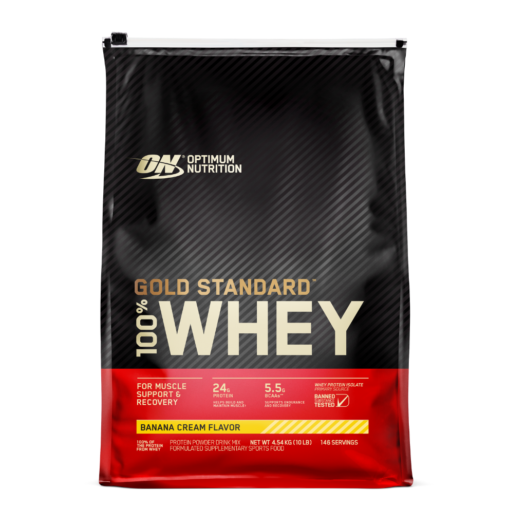 Optimum Nutrition - Gold Standard 100% Whey (3) & ON-GSW-100%-10lb-B