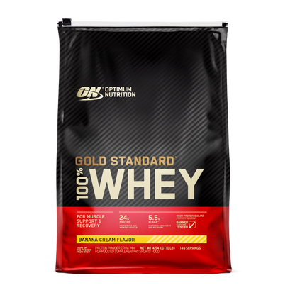 Optimum Nutrition - Gold Standard 100% Whey (3) & ON-GSW-100%-10lb-B