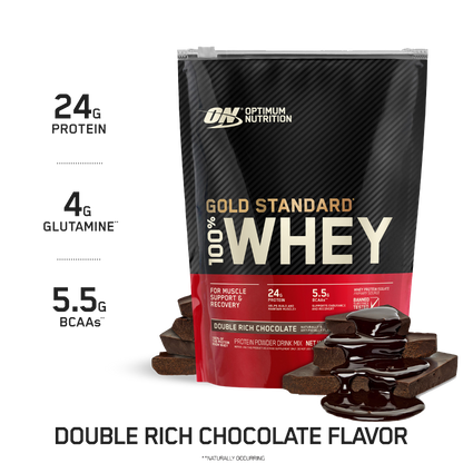 Optimum Nutrition - Gold Standard 100% Whey (15) & ON-GSW-1lb-454g-D