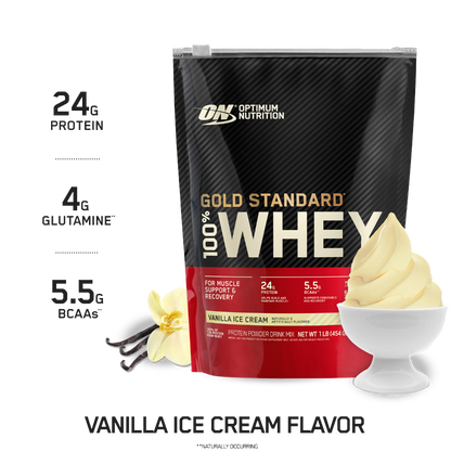 Optimum Nutrition - Gold Standard 100% Whey (14) & ON-GSW-1lb-454g-V