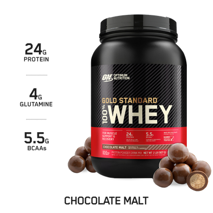 Optimum Nutrition - Gold Standard 100% Whey (13) & ON-GSW-100%-909g-ChocMalt