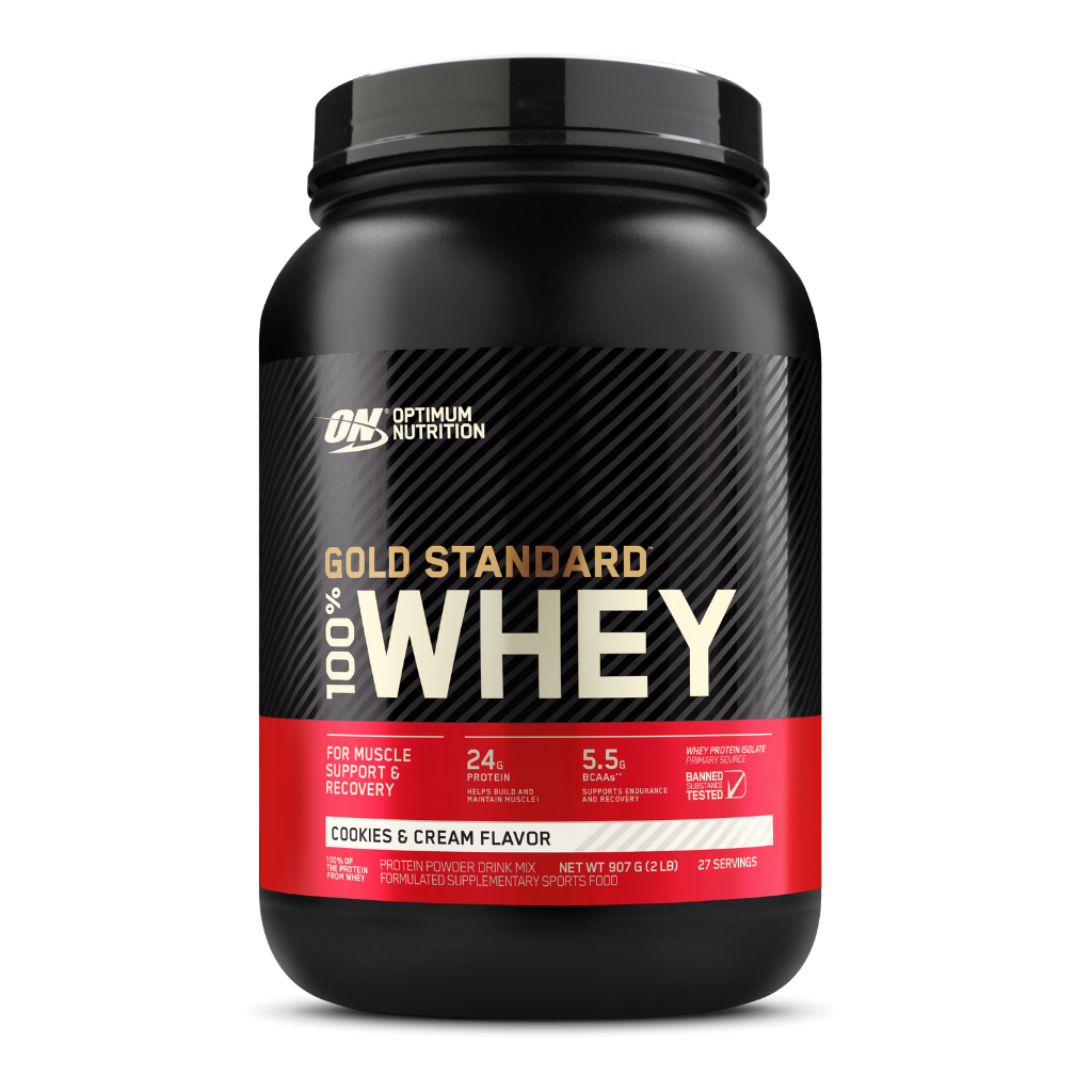 Optimum Nutrition - Gold Standard 100% Whey (1) & ON-GSW-100%-909g-C