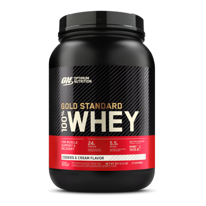 Optimum Nutrition - Gold Standard 100% Whey (1) & ON-GSW-100%-909g-C