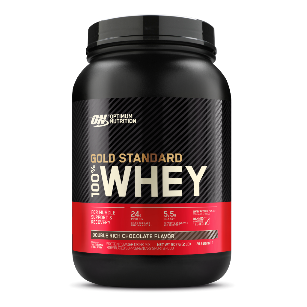 Optimum Nutrition - Gold Standard 100% Whey (7) & ON-GSW-100%-909g-D