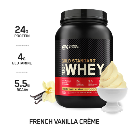 Optimum Nutrition - Gold Standard 100% Whey (11) & ON-GSW-100%-909g-F