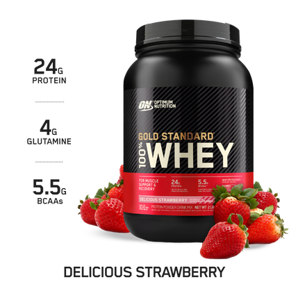 Optimum Nutrition - Gold Standard 100% Whey (10) & ON-GSW-100%-909g-ST