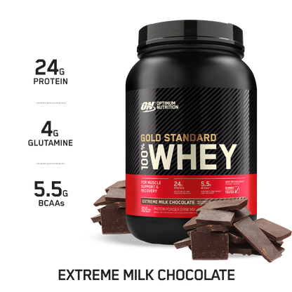 Optimum Nutrition - Gold Standard 100% Whey & ON-GSW-100%-909g-E