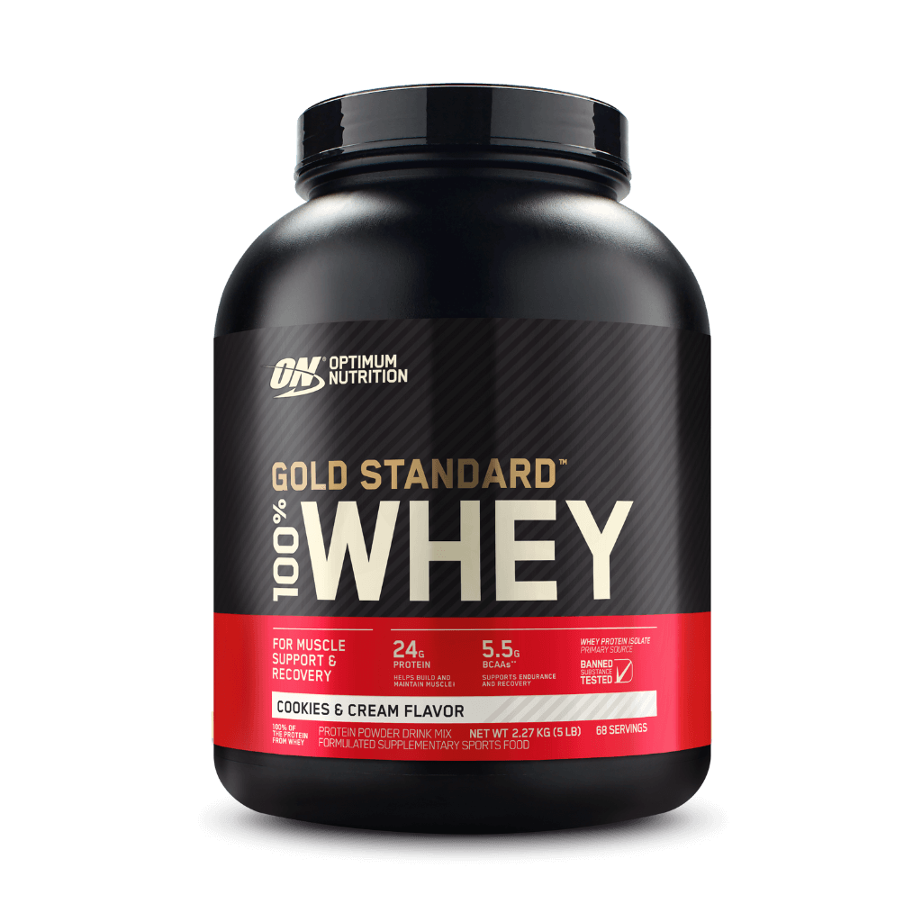 Optimum Nutrition - Gold Standard 100% Whey (24) & ON-GSW-100%-5lb-C