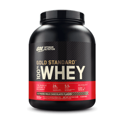 Optimum Nutrition - Gold Standard 100% Whey (26) & ON-GSW-100%-5lb-E