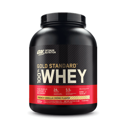 Optimum Nutrition - Gold Standard 100% Whey (28) & ON-GSW-100%-5lb-F