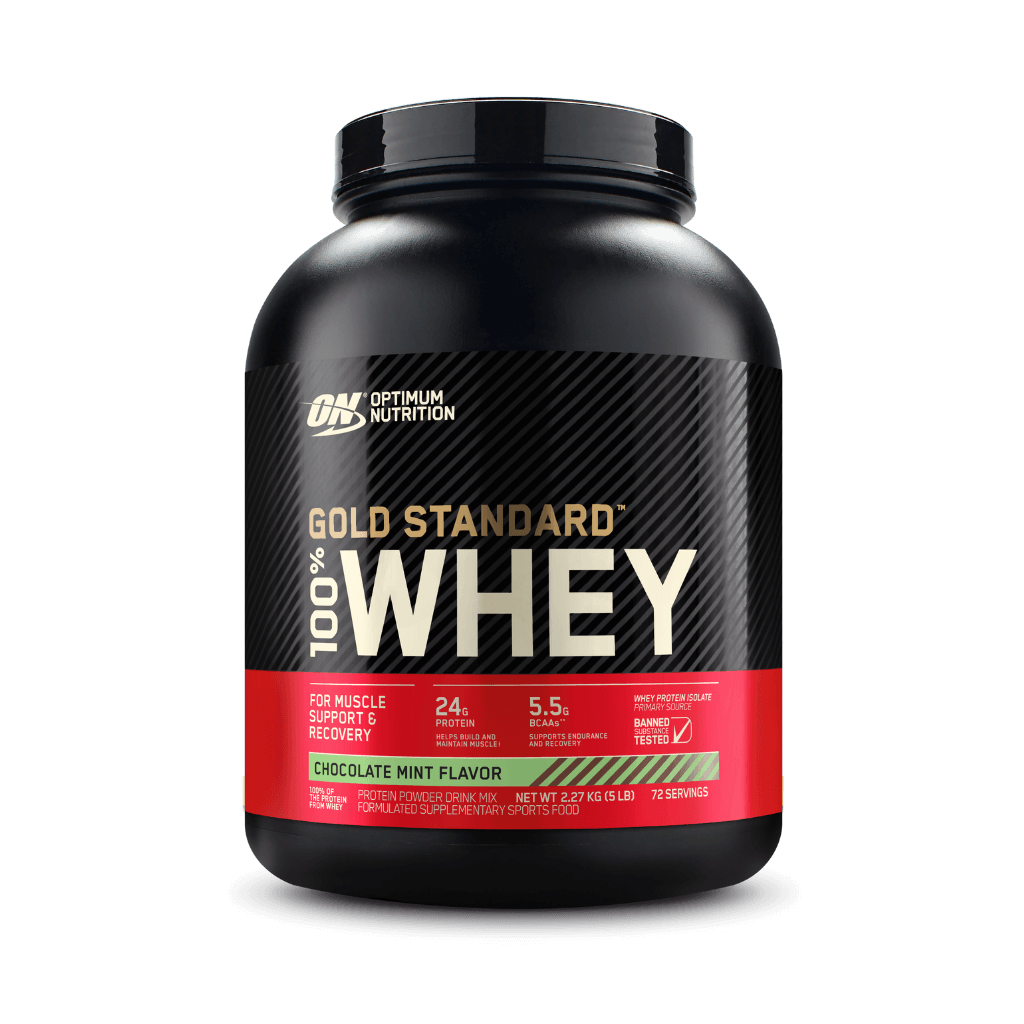 Optimum Nutrition - Gold Standard 100% Whey (25) & ON-GSW-100%-5lb-CH