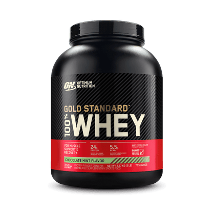 Optimum Nutrition - Gold Standard 100% Whey (25) & ON-GSW-100%-5lb-CH