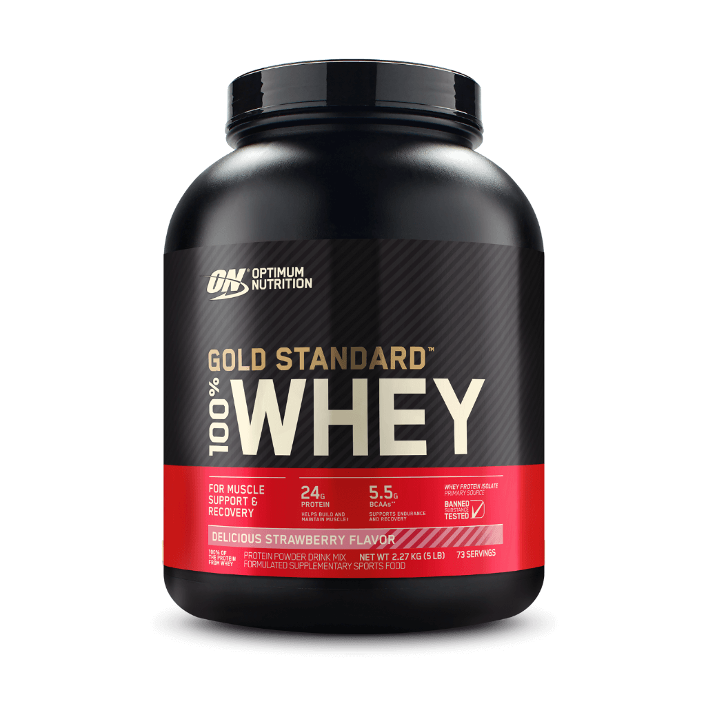 Optimum Nutrition - Gold Standard 100% Whey (29) & ON-GSW-100%-5lb-ST