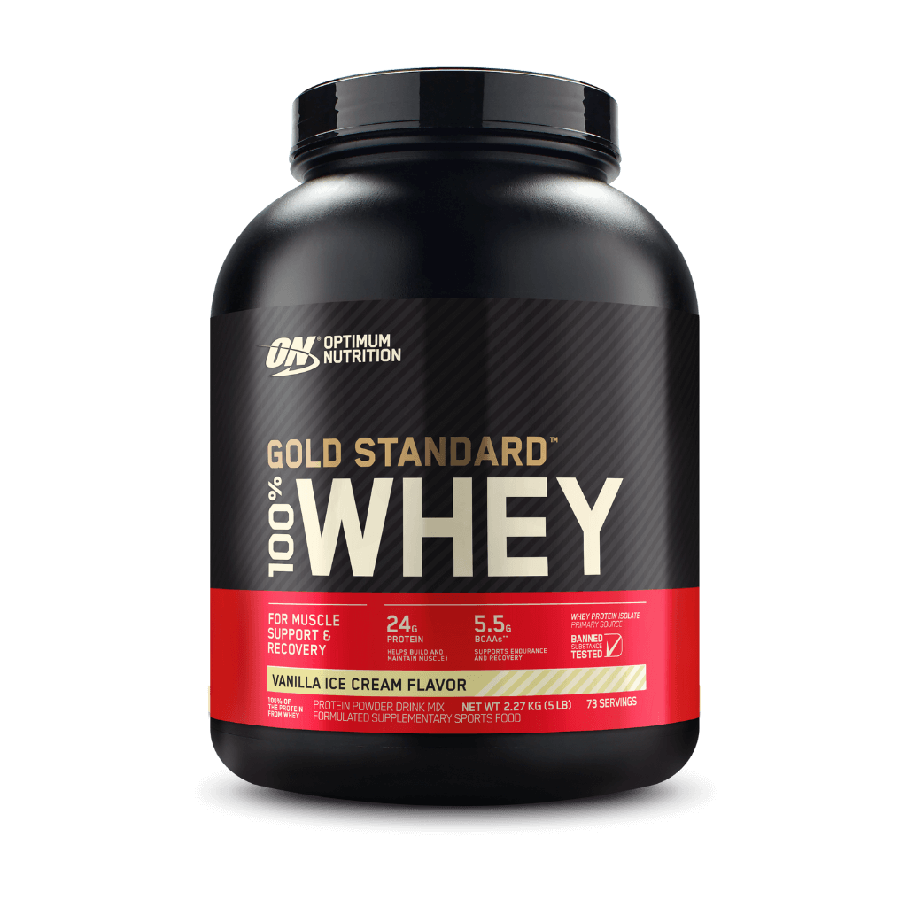 Optimum Nutrition - Gold Standard 100% Whey (31) & ON-GSW-100%-5lb-V