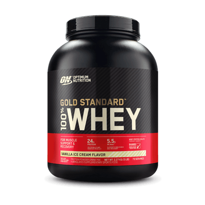 Optimum Nutrition - Gold Standard 100% Whey (31) & ON-GSW-100%-5lb-V