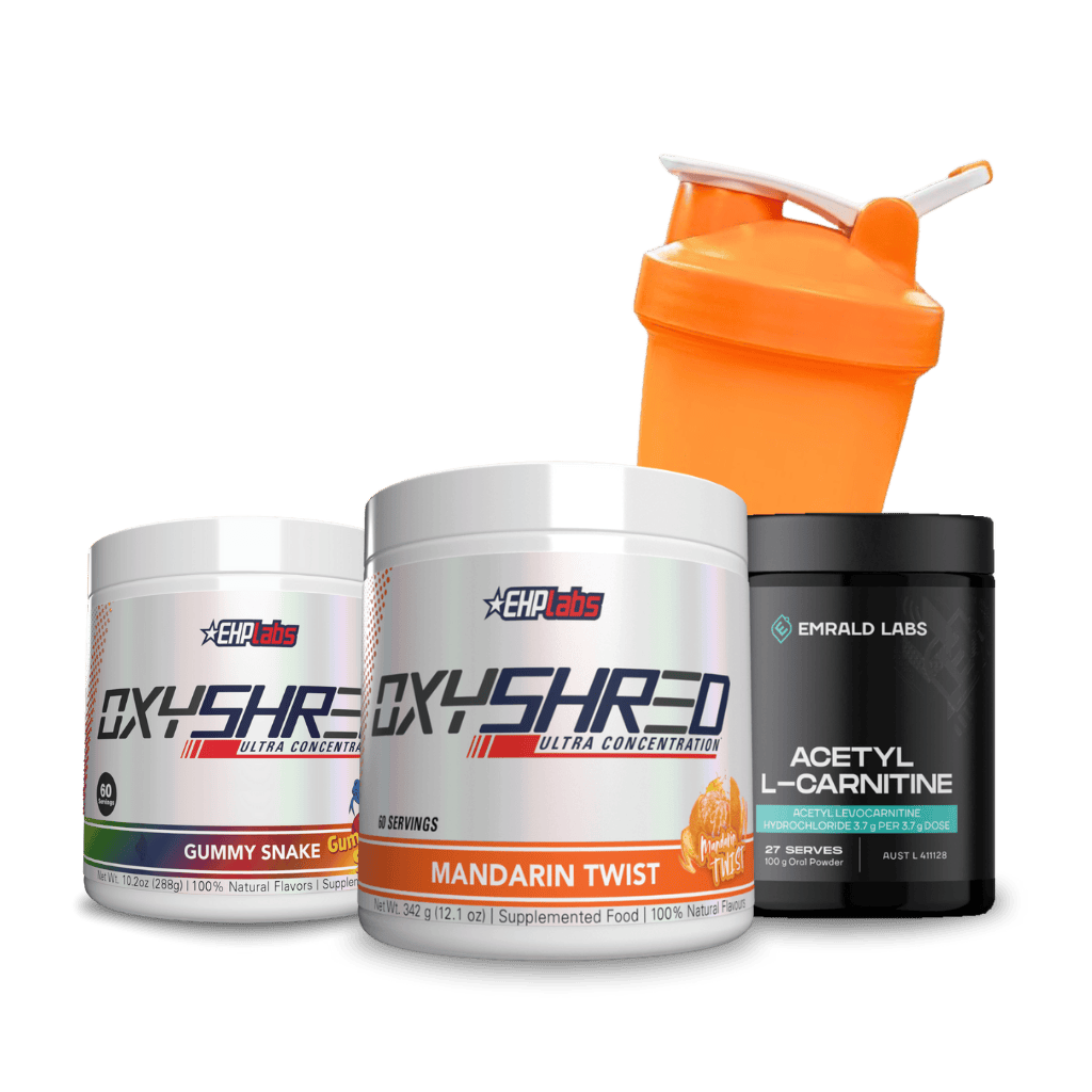 Buy OxyShred Twin Pack Plus Free L-Carnitine & Shaker Online – Supps R Us