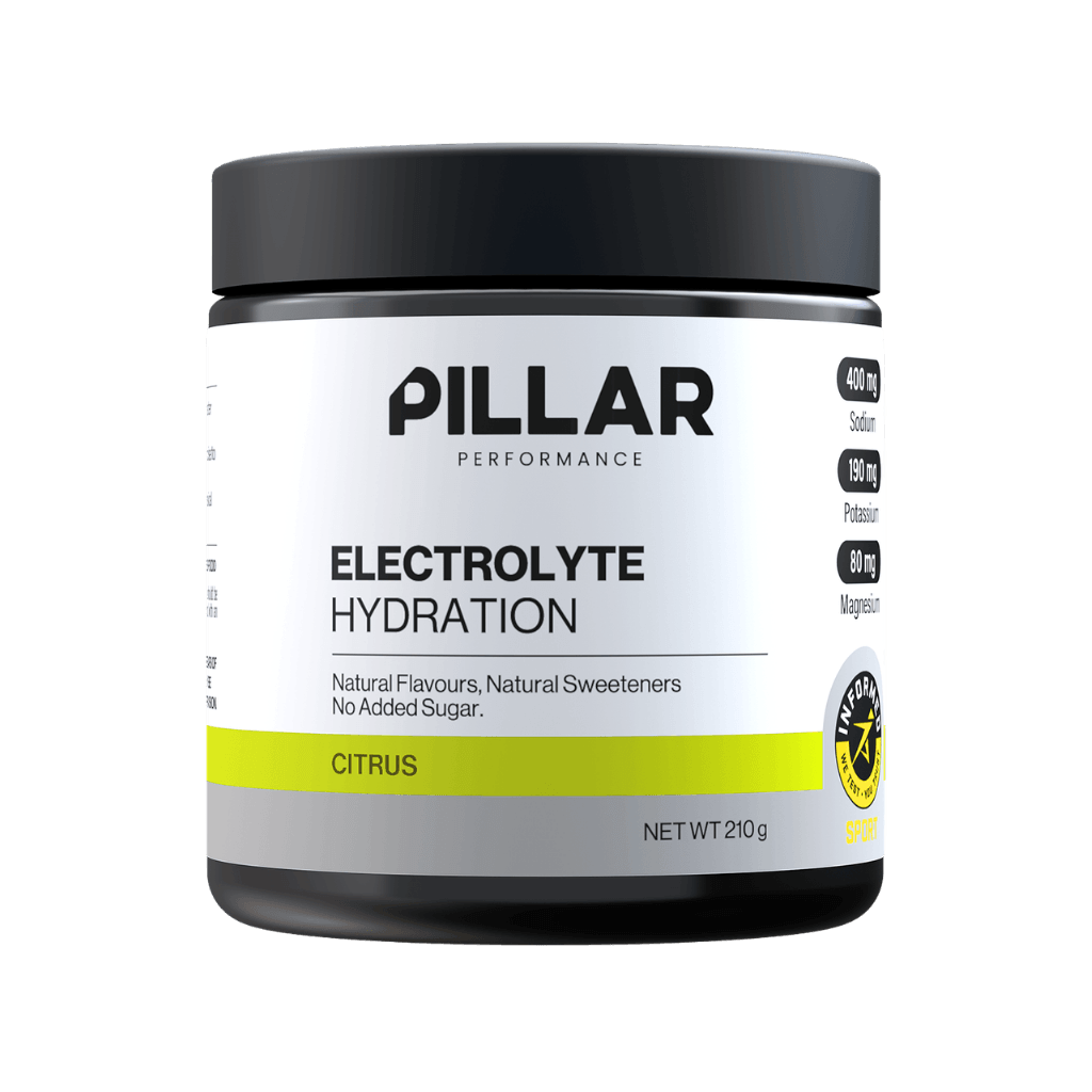 Pillar Performance - Electrolyte Hydration Jar (1) & PILLAR-ELECT-HYD-210g-CIT