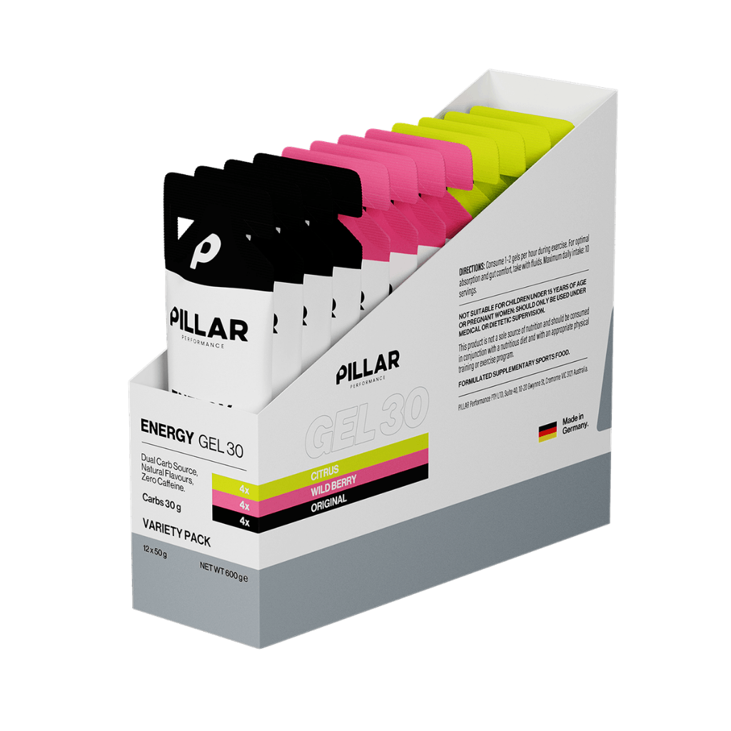 Pillar Performance - Energy Gel 30 & PILLAR-ENERGY-GEL-12PACK-Var