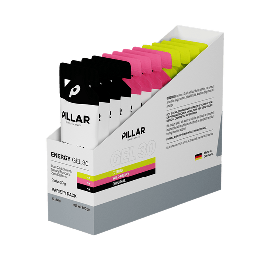 Pillar Performance - Energy Gel 30 & PILLAR-ENERGY-GEL-12PACK-Var