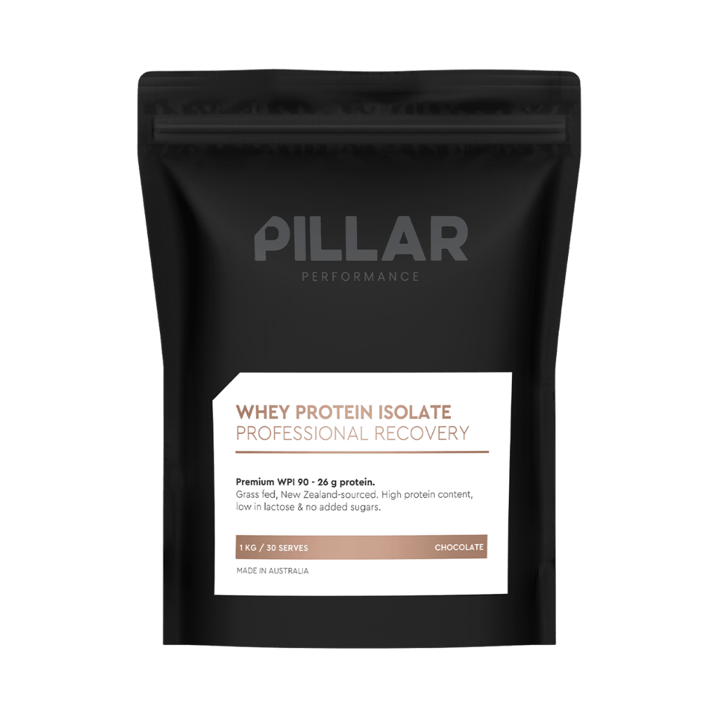 Pillar Performance -  Whey Protein Isolate (1) & PILLAR-WPI-1kg-Choc