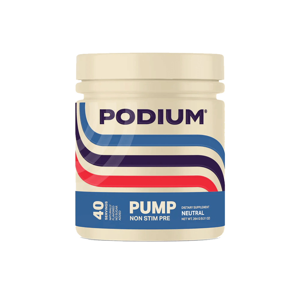 Podium - Pump Non-Stim Pre-Workout & Podium-Pump-40srv-Neutral