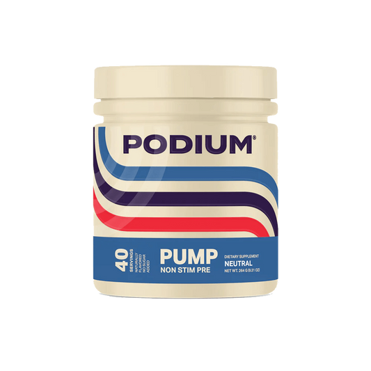 Podium - Pump Non-Stim Pre-Workout & Podium-Pump-40srv-Neutral