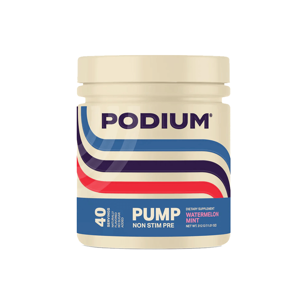 Podium - Pump Non-Stim Pre-Workout (1) & Podium-Pump-40srv-WaterMint