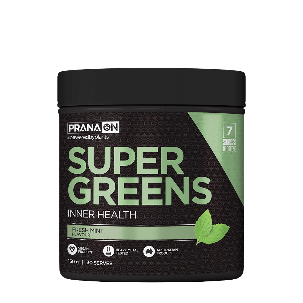 PranaOn - SUPER GREENS (2) & PRANA-GREENS-150g-F