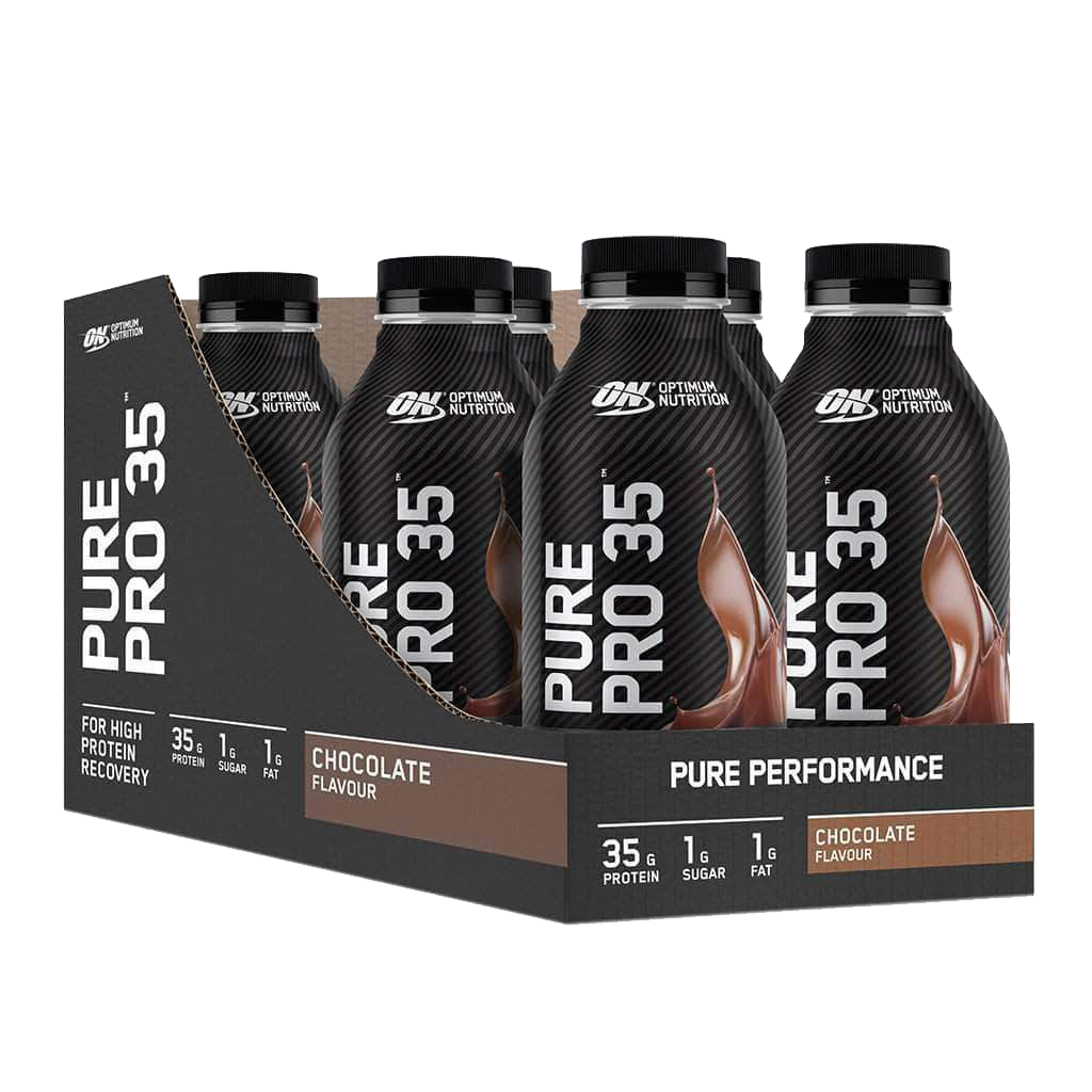 Optimum Nutrition - Pure Pro 35 RTD (2) & ON-Pure-Pro-35-CASE-OF-12-Choc