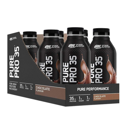 Optimum Nutrition - Pure Pro 35 RTD (2) & ON-Pure-Pro-35-CASE-OF-12-Choc