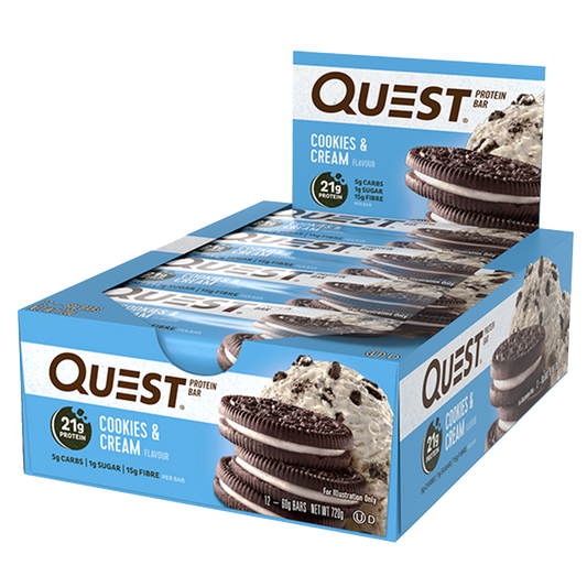 Quest Nutrition - QUEST BARS & QUEST-BAR-BOX-12-C&C