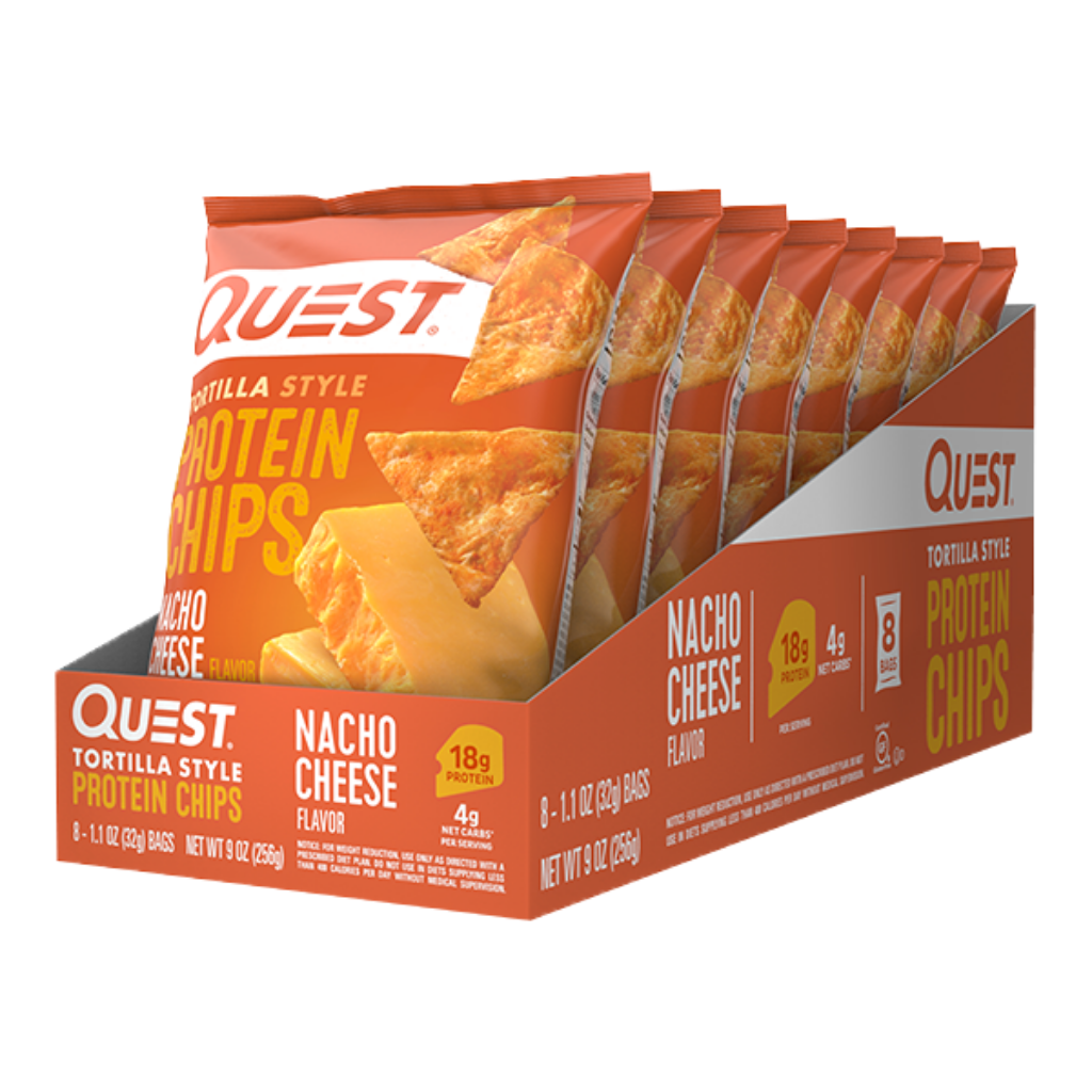 Quest Nutrition - Tortilla Protein Chips (1) & QUEST-TOR-CHP-BOX-8-NC