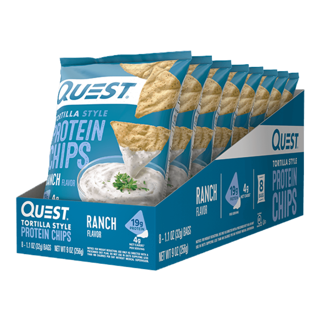 Quest Nutrition - Tortilla Protein Chips (2) & QUEST-TOR-CHP-BOX-8-Ran