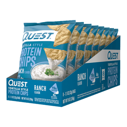 Quest Nutrition - Tortilla Protein Chips (2) & QUEST-TOR-CHP-BOX-8-Ran