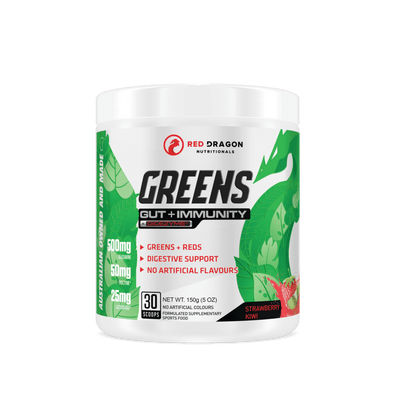 Red Dragon - Greens | Gut + Immunity (5) & SCN-GRNS-30SRVS-SK