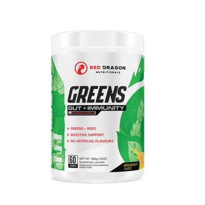 Red Dragon - Greens | Gut + Immunity (6) & SCN-GRNS-60SRVS-B