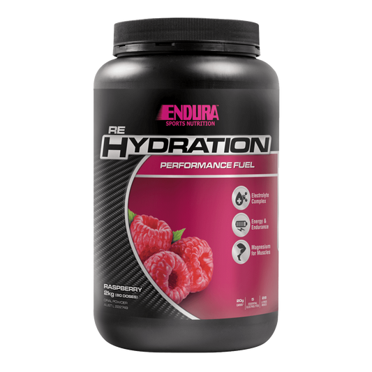 Endura - Rehydration Performance Fuel & Endura-RehydrationPerformanceFuel-80Srv-Raspberry