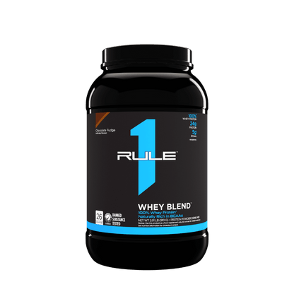 Rule 1 - R1 Whey Blend (3) & Rule1-Whey-28Srv-896g-ChocFudge