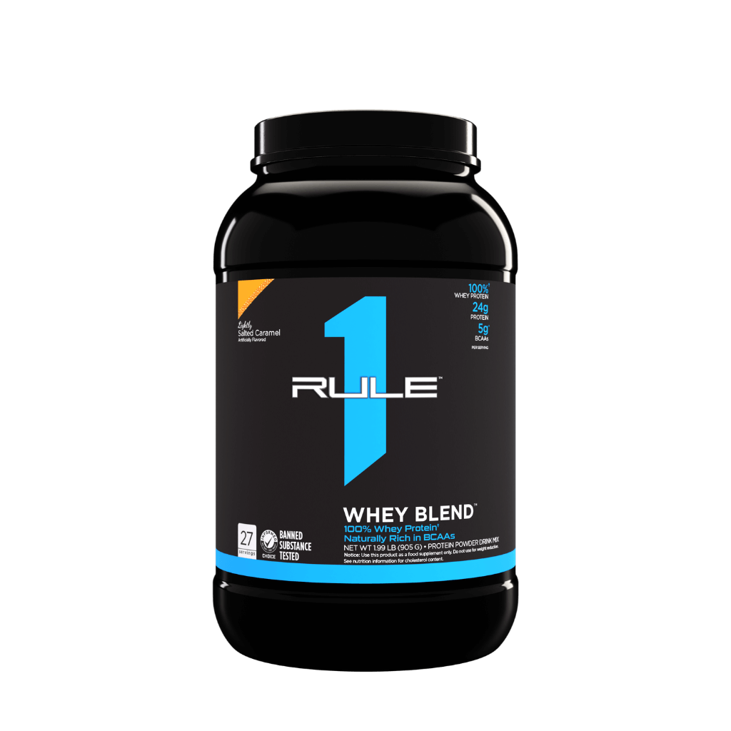Rule 1 - R1 Whey Blend (2) & Rule1-Whey-28Srv-896g-SaltedCara