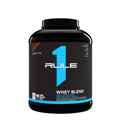 Rule 1 - R1 Whey Blend (9) & Rule1-Whey-70Srv-2380g-ChocFudge