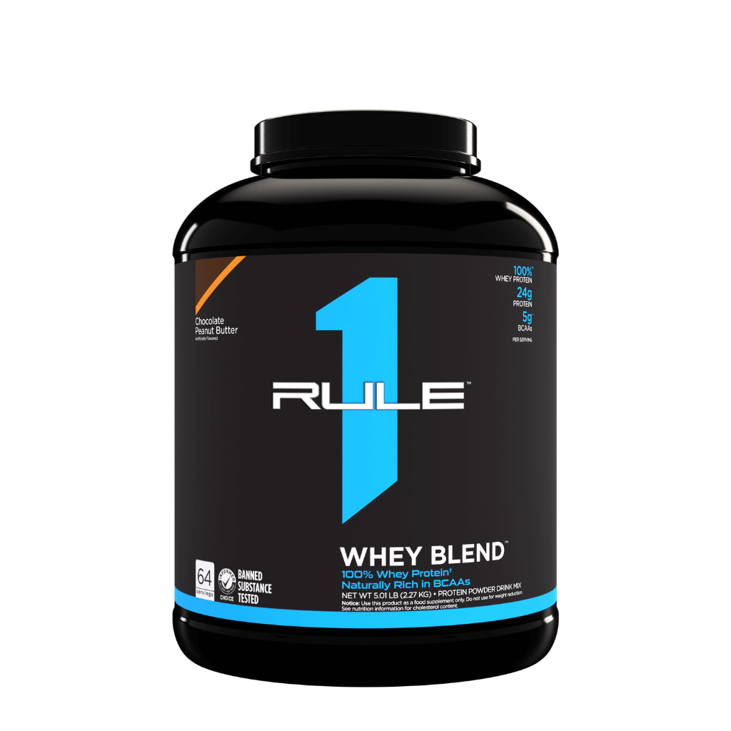 Rule 1 - R1 Whey Blend (8) & Rule1-Whey-70Srv-2380g-ChocPB