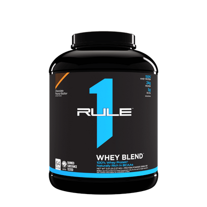 Rule 1 - R1 Whey Blend (8) & Rule1-Whey-70Srv-2380g-ChocPB